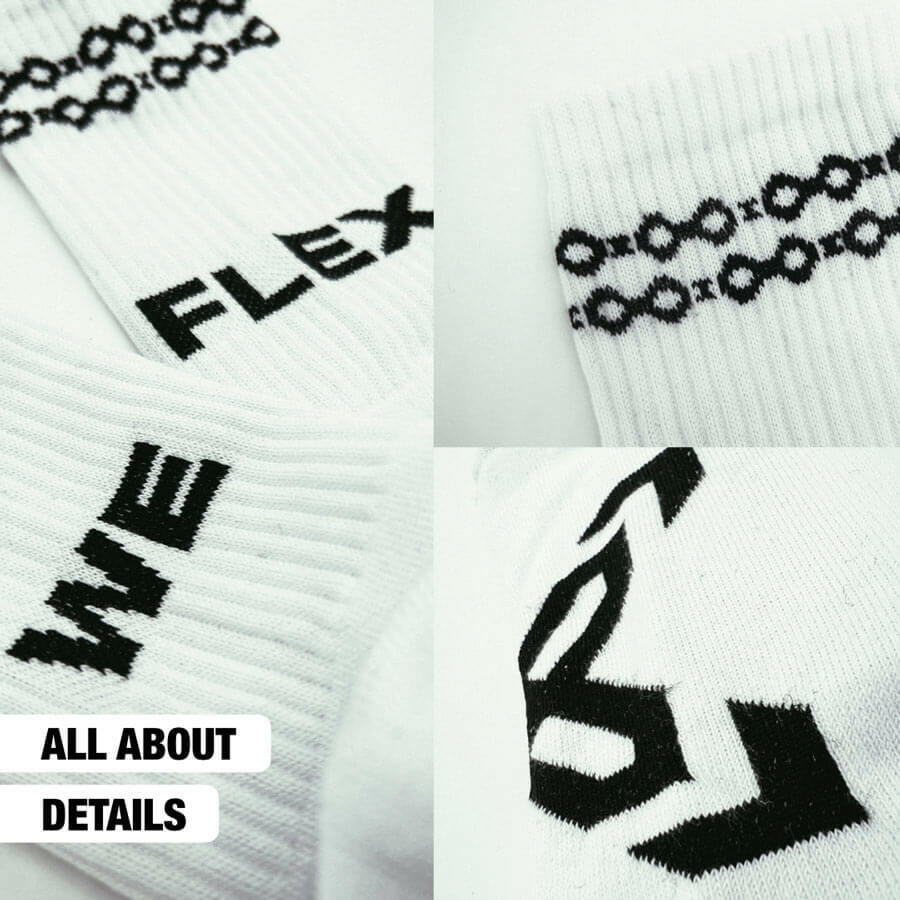 Flex crew socks